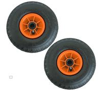 Roue de Poussette Camion à Air 3.00-4 260x85 MM Roulement à Aiguilles 2 Stk