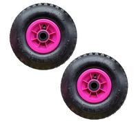 Roue de Poussette Camion à Air 3.00-4 260x85mm Roulement à Aiguilles 2 Pcs