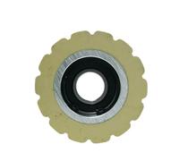 Roue de presse 60x15x24mm, rouleau en caoutchouc avec roulements for Machine à plaquer les chants, outil de travail du bois 10 pièces