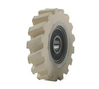 Roue de presse 65x12x14mm, rouleau en caoutchouc for Machine à plaquer les chants automatique, outils for le travail du bois, 10 pièces