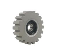 Roue de presse Concave à Grain droit, rouleau en caoutchouc 70x12x20mm for Machine à plaquer les chants automatique, 10 pièces