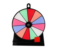 Roue de prix - Roulette de prix, 12 emplacements couleur | Roue de la Fortune amovible avec support, tableau blanc effaçable Spin The Wheel for Trade Show, Carnaval