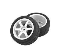 Roue de RC pour Tamiya TT01 TT02 TA06 XV-01 pour PTG-2 4 Pièces 1/10 RC pour Pneus De Voiture Course sur Route Touring Drift Pneu Roue