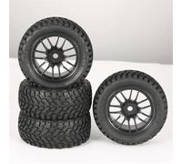 Roue de RC pour Wltoys 144001 Scx10 pour Tamiya 1.9 Pouces 75mm Pneus De Buggy Tout-Terrain Roue 12mm Moyeux Hexagonaux en Caoutchouc pour Voiture 1/14 1/16 1/10 RC(B)