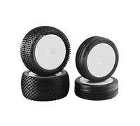 Roue de RC pour XRAY XB2 pour Serpent SRX2 SRX4 pour Traxxas pour Bandit pour Tekno EB410 pour Tamiya 1/10 RC Off-Road pour Buggy Car Pneu Roue