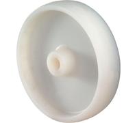 Roue de rechange D.75mm Trgf.50kg Ku.schwarz D.10mm moyeu 26mm BS ROLLEN