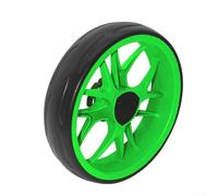 Roue de rechange pour chariot de golf de 25 à 5 cm de diamètre avec axe de 10 mm offrant un fonctionnement fluide et silencieux, convient à différents modèles de voiturettes de golf (vert)
