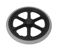 Roue de rechange pour fauteuil roulant Mtlavishness 14 pouces (350 x 30 mm) avec roulement 6001 et alésage intérieur de 12 mm - Matériau PU robuste pour fauteuils roulants,