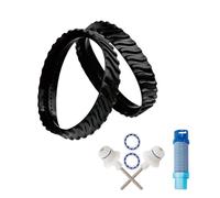 Roue de rechange pour nettoyeur de piscine, arbre d'entraînement et accessoires de roulement compatible avec Zodiac Baracuda MX8 Elite, MX6 Elite, MX8, Mx6 R0526100 & R0525100 & X77094