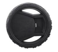 Roue de rechange pour nettoyeur haute pression Karcher K2 K3, assemblage de pneus côté droit de 160 mm, roulette noire pour nettoyeur de jardin avec fonctionnement silencieux (lot de 1)