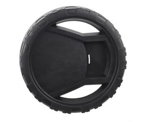 Roue de rechange pour nettoyeur haute pression Karcher K2 K3, assemblage de pneus côté droit de 160 mm, roulette noire pour nettoyeur de jardin avec fonctionnement silencieux (lot de 1)