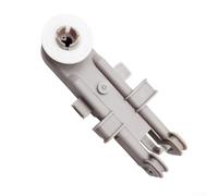 Roue de rechange pour panier de lave-vaisselle conçue pour supporter le mouvement du panier du lave-vaisselle dans les unités avec systèmes de rails intérieurs fixes ou réglables