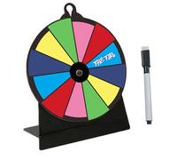 Roue de récompense de jeu, spinner de roue colorée de jeu avec le support, platine de table multifonctionnelle pour des performances de carnaval pour des pièces d'événements commerciaux de