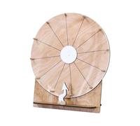 Roue de récompense - Roulette Fortune en bois | Roue de nuit de jeu effaçable de 27,9 cm pour adultes et adolescents, outil de récompense amusant en salle de classe, organisateur d'événements
