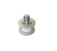 Roue de réglage de la porte 'ascenseur 34 x 20 x M12 H33 mm Rouleau de positionnement en nylon Utilisation pour pièces de rechange pour ascenseurs 300P OD34 mm W20 mm Roulement 608Z