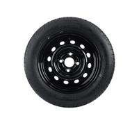 Roue de remorque 155/70 R13 LINGLONG R701 75N avec jante acier noire UNITRAILER 4Jx13 H2 4x100 ET30 - roue complète 13 pouces pour remorques et caravane
