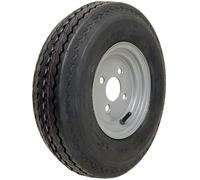Roue de remorque 4.80/4.00-8 sur jante acier, 6PLY, haute vitesse, route légale, 345 kg, 100 mm PCD