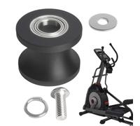 Roue de Roulement Elliptique - Rouleau de Jambe de Rechange Universel pour Appareil Elliptique | Rouleau de Piste en Polyuréthane avec Roulements | Accessoire Durable de Fitness (Tailles S/L)