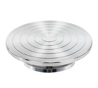 Roue de sculpture de poterie double face de 30,5 cm pour adultes, roue en aluminium robuste avec roulements à billes, pour céramique, modelage d'argile, pulvérisation de peinture, décoration de