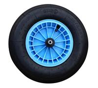 Roue De Secours Bleu Bébé Cosmo-Line Axe 20x130 Roue De Brouette Pneus Noir