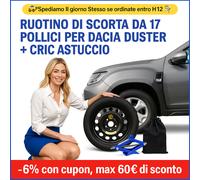 Roue De Secours De 17 Pouces Pour Dacia Duster + Cric Étui 135/80R17 DOT25