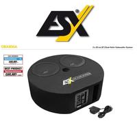 Roue de secours ESX DBX800A woofer actif double système de subwoofer actif...