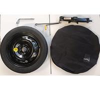 Roue de secours galette 125/85R16 compatible avec CITROEN C3 AIRCROSS, C4 CACTUS,PEUGEOT 2008 ds3 crossback OPEL MOKKA opel mokka 4 trous à partir de 2021 avec cric,cle,sac