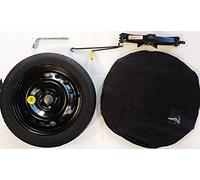 Roue de secours galette 15" compatible avec TOYOTA YARIS(2015-2019 4T), AYGO, IQ, HYUNDAI i10, i20, MAZDA 2, KIA RIO, PICANTO 2017-2023, STONIC avec cric, cle, sac