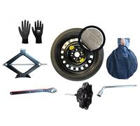 Roue de secours galette 17" compatible avec SUZUKI VITARA, SX4, S-CROSS, SWIFT SPORT 2WD, KIZASHA avec cric, cle, sac