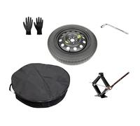 Roue de secours "Galette" 18" pour Peugeot 3008 Hybrid 136 (2024) avec Cric, Clé, Gants et Housse 145/80R18