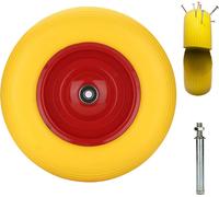 Roue de secours VINGO pour diable, jante en métal, caoutchouc plein 4.80/4.00-8 390 mm