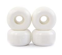 Roue De Skateboard Professionnelle Blanche New-4pcs 52mm, Dureté 102a/55d, Double Bascule, Roues Coulissantes À Basse Vitesse