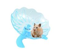 Roue de Soucoupe Volante pour Hamster - Jouet d'exercice Silencieux et Transparent pour Petits Animaux - Roue de Fitness Stable pour Hamsters et gerbilles syriens - Bande de roulement à Faible