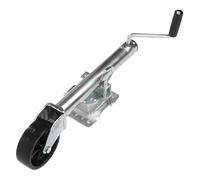 Roue De Soutien Automatique - Cric De Remorque avec Roues De 6 Pouces, Support Roue Jockey Pliante, Cric À Timon Pivotant Réglable De 1 200 LB, Accessoires De Remorque