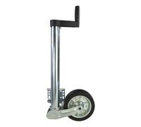 Roue de support automatique pour charge lourde avec poignée de manœuvre 500 kg extra longue pour remorque de voiture, roue de remorquage 225x65 mm