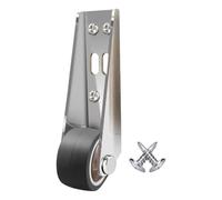 Roue de support pour porte | Galet Anti-Affaissement Profil Bas,Roulettes De Support De Portail À Montage Latéral,Pour Usage Commercial, Grange, Porte De Garage, Meubles, Placards, Table, Canapé, Clôt