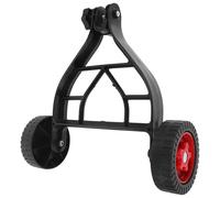 Roue de Support pour Tondeuse à Gazon Noire en Caoutchouc