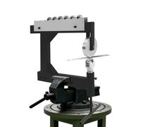 Roue de table anglaise, machine d'étirement à rouleaux, roue de table anglaise professionnelle jusqu'à 15 mm d'épaisseur, roue anglaise avec 6 roulettes d'extension, pour le traitement des métaux, le