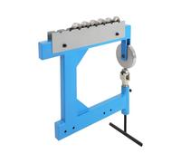 Roue de table anglaise, machine d'étirement de rouleaux, roue de table anglaise professionnelle jusqu'à 15 mm d'épaisseur, roue anglaise avec 6 roulettes de traction, pour le traitement des métaux, le