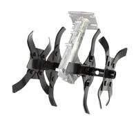 Roue de terre lâche cultivateur Coupe-houe Lames de tondeuse Montage de tête de transfert d'excavation Engrenage 9 dents Tube Ø26 mm Universel (B)