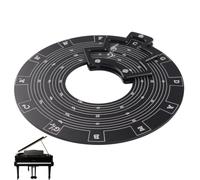 Roue de théorie musicale pour guitare: disposition de code couleur, design portable, structure robuste, impression de haute qualité | Instrument d'accords et de mélodie, musiciens de débutants aux