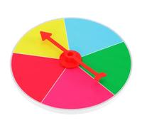 Roue de Tirage Suspendue 10cm en Plastique, Accessoire de Jeu Portable | Facile à Utiliser, pour Bar et École, Mousse Incluse, Format Compact, Style Fête, Roulette Ludique