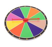 Roue de Tombola Éducative à Rotation Fluide en Pvc pour Fêtes Familiales | Jeu Polyvalent, Sûr à Utiliser et Facile à Ranger, Adapté à L’éducation Réunions