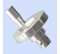 Roue de tour en alliage d'aluminium équipée d'un mouvement à bascule et d'une échelle gravée pour un réglage fiable dans divers appareils mécaniques (6 mm)