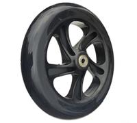 Roue de trottinette de 200 mm avec grande capacité de charge, idéale pour les scooters adultes (noir)