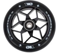 Blunt Diamond Roulette pour trottinette freestyle,110 mm, Schwarz/PU Schwarz
