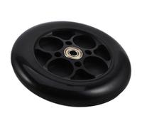 Roue de Trottinette Électrique 6 Pouces en PU, Noire | Assemblage à Haute Concentricité, Vibrations Réduites, Maniabilité Stable, pour Campus et Bureaux