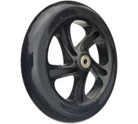Roue De Trottinette Robuste De 200mm Avec Grande Élasticité Et Capacité De Charge Maximale(Noir)