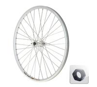 Roue de vélo avant 28 pouces à écrou ( Argent / 28" (622-19mm) )