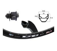 Exal Rigida Zac 2000 Qr Dynamo Shimano Alfine isc Front Wheel Noir 9 x 100 mm